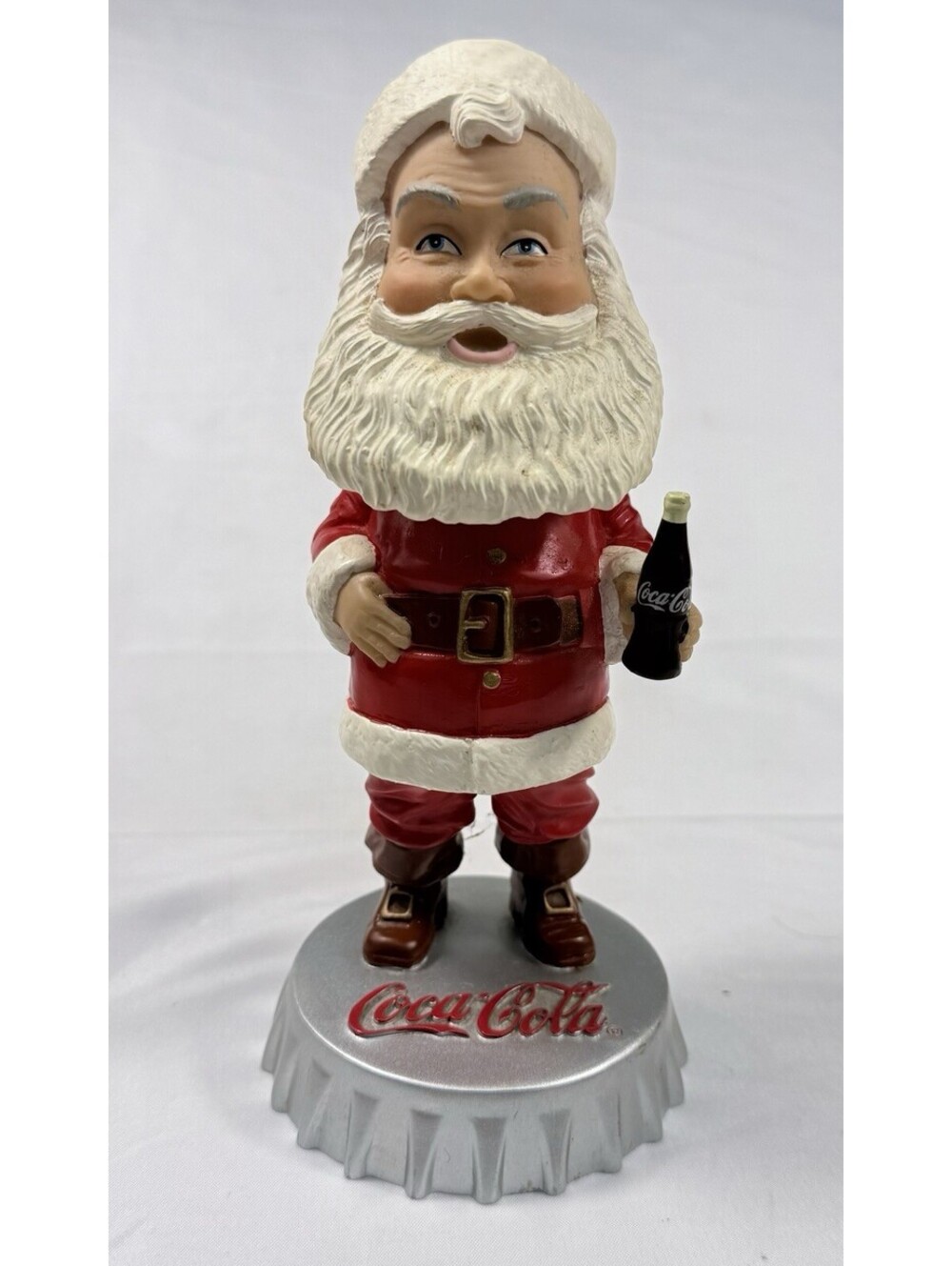 Santa Claus Bobblehead Coca-Cola Coke Hardees Collectible Figure Christmas 2002